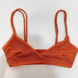 ASOS Shimmer Bikini Top Fully adjustable